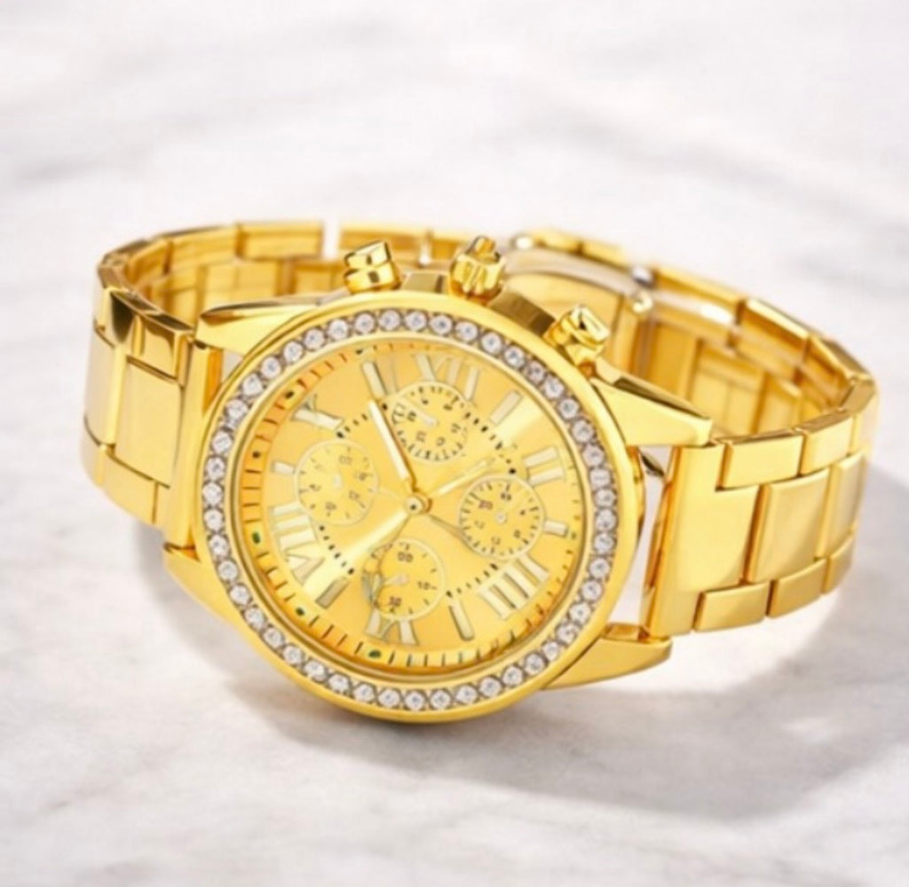 Pretty & Paid Luxe Gold Watch