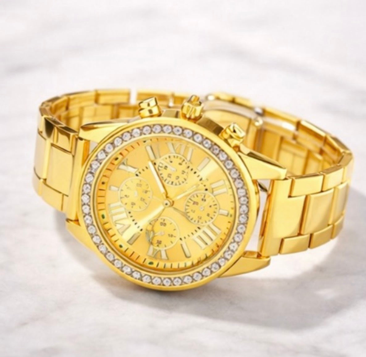 Pretty & Paid Luxe Gold Watch