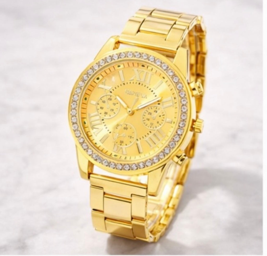 Pretty & Paid Luxe Gold Watch