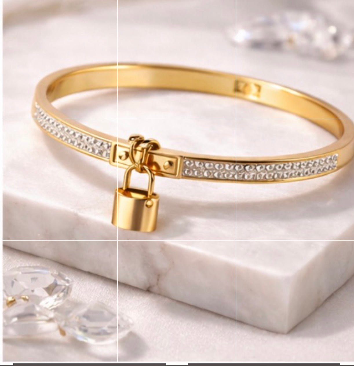 Pretty & Paid Lock Luxe Bracelet 💅🏽